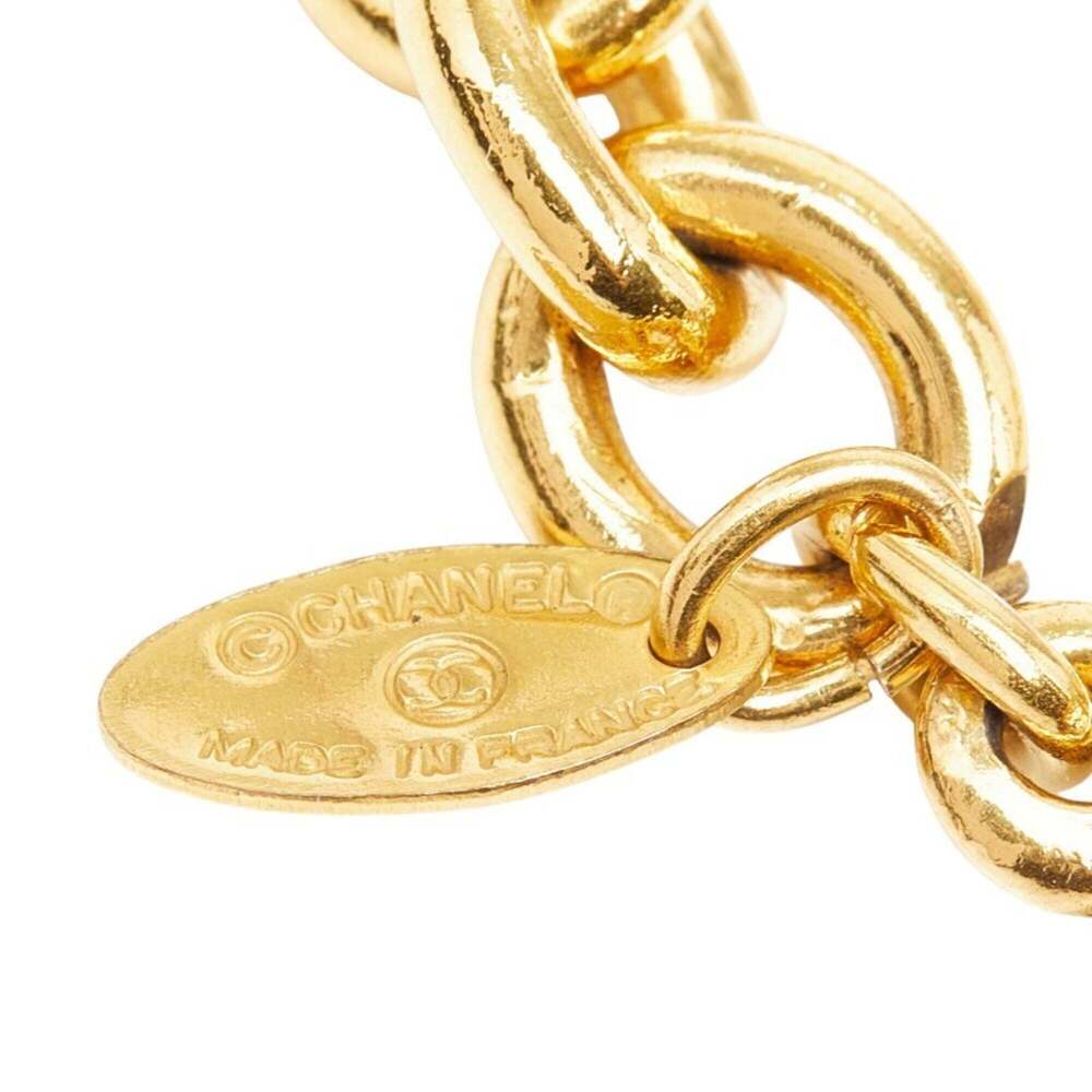 CHANEL Gold Logo Necklace - Picture 5 of 7